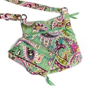 Vera Bradley Crossbody Purse and Wallet Bundle Set